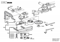 Bosch 0 601 352 003 Gws 18-230 Angle Grinder 220 V / Eu Spare Parts